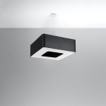 Sollux Lighting rippvalgusti Urano 60, must/valge