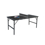 Lauatennise laud kokkupandav 152,5x76x71 cm must