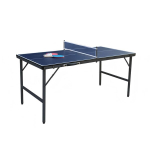 Lauatennise laud kokkupandav 152,5x76x71 cm sinine/must