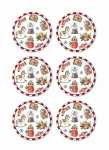 Hermia Concept tordiserveerimiskomplekt 280TMA1624, erinevat v&auml;rvi, 6-osaline