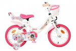 Laste jalgratas Volare Unicorn, 14", valge/roosa