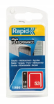 Rapid 53 t&uuml;&uuml;pi 10mm klambrid, 1080 tk.