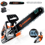 Humberg HM-436 12" Akutoitega harjadeta kettsaag puidule, Humberg HM-436 12" Cordless Brushless Chainsaw Wood Saw