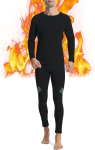 Meeste termopesu komplekt Runhit, must, L