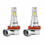 2 tk H8, H9, H11 4300K ​​soe valge LED-auto udutule pirnid 12V pistikprogrammiga