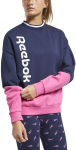 Reebok Džemprid Te Linear Logo Crew Blue Pink FU2194/S, S