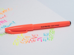 Pentel Brush Sign Pen Ses15c, punane, pintsli otsaga