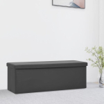 vidaXL kokkupandav hoiupink, hall, PVC