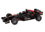 Sportinis automobilis F1 su garsais ir &scaron;viesom, juodas