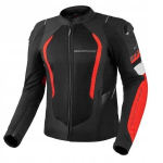 Meeste suvine mootorratturi jakk SHIMA MESH PRO 2.0, must/punane/valge, suurus L