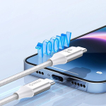 Orico Cdx Usb-c kaabel, 100w Pd, 5a, 1m, valge