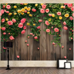 Pol&uuml;esterist Lilleline Tara Seinakaunistus Pickify, 99.06cm X 149.86cm