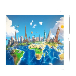 Reisi Taust Kangas: New York & Pariis Pickify, 150*130cm