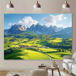 Kevadised M&auml;ed Fototaust - Vastupidav Pol&uuml;ester Seinapannoo Pickify, 70.8inch*90.5inch/180cm*230cm