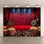 Kino Teemaline Fototaust Projektoriga Pickify, 210*150cm/82.6*59inch