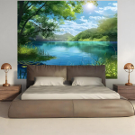 J&auml;rve ja Puude Taustakardin Peokaunistus Pickify, 149.86cm X 204.98cm