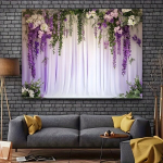 Elegantne Pulm Dekoratiivtaust Kunstlilled Pickify, 150*130cm