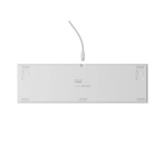 Klaviatūra Genesis Thor 404 White Gateron Yellow Pro