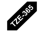 Laserprinteri kassett Brother Tze-365 lint 36mm 8m, must valge kirjaga