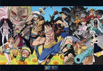&Uuml;hes t&uuml;kis plakat Dressrosa (91,5x61 cm)