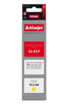 Laserprinteri kassett Activejet tindikassett AC-G41Y Ink bottle for Canon printers, for Canon GI-41Y 4545C001, Supreme, 70 ml, kollane