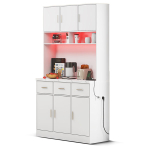 Puhvetkapp LED-valguse, APP juhtimine, 100x40x180cm, 2 karpi