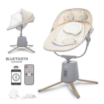 Elektriline beebi kiigutav lamamistool Lorelli Storky Beige koos Bluetoothi ja kaugjuhtimispuldiga