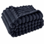 Eurofirany voodikate &ndash; pleed KFI-07, 200x220 cm, must