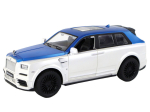 R/C 1:20 valge ja sinine kaugjuhtimispuldiga auto