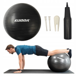 Kudda v&otilde;imlemispall taastusraviks, treeninguteks, fitnessiks, suur, 65 cm, pumbaga