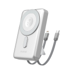 Akupank H&otilde;bedane 10000 mAh MagSafe v&auml;lisaku stendiga