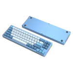INMENG M71 75% TKL juhtmeta mehaaniline klaviatuur, valmistatud t&auml;ielikult alumiiniumsulamist RGB LED-valgustus Sinine