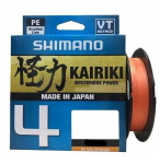 Shimano Kairiki 4 punutud n&ouml;&ouml;r 0,28mm 150m 26kg Hi-vis Orange