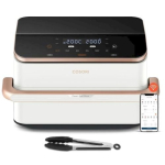 AirFryer - COSORI - DualBlaze Twinfry Pro Ceramic - 10 L - Valge - Wi-Fi &uuml;hendatud