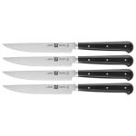 Steakknive - Zwilling - S&aelig;t 4 dele - Rustfrit st&aring;l - ABS-h&aring;ndtag - Klinge 12 cm