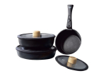 Hermia potikomplekt Hona Daily - Black, must, 9 tk.