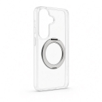 Evelatus Samsung Galaxy S26 Hybird Case With Magsafe PC+TPU 360 Metal Stand Transparent