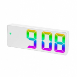 Digitaalne LED &auml;ratuskell peegeldusn&auml;idikuga, temperatuur, 1 tk., Black
