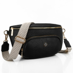 Naiste &ouml;konahast v&ouml;&ouml;-/crossbody-kott Peterson, 4 taskuga, must