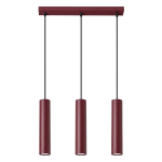 Sollux Lighting ripplamp Lagos 3L, burgundia