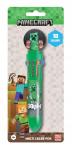 Mitmev&auml;rviline "minecraft" "creeper" automaatne pliiats, 10 v&auml;rvi