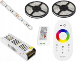 Led Rgb riba 17m koos Leedu Rf puutetundliku kontrolleri ja toiteplokiga
