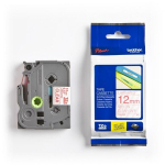 Laserprinteri kassett Brother Tze-132 lamineeritud lint, 12mm x 8m, punane