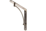 WB-25 tugevdatud riiulikandur, 220 &times; 220 mm, harjatud teras, WB-073025-06