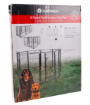 Koeraaedik Flamingo Kennel Zecta Black, 205x196x100 cm