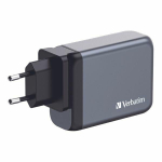 Verbatim - GNC-100 GaN Charger 4 Port 100W USB-A/USB-C