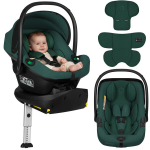 Beebi turvatool Lionelo Astrid i-Size Set Plus Green Forest, 40&ndash;87 cm, ISOFIX alus, 180&deg; p&ouml;&ouml;ramine