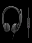 Lenovo VoIP 5000 USB-C kaabel k&otilde;rvaklapid kontorisse m&uuml;rasummutusega mustad