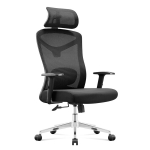 Ergonoomiline kontoritool Mark Adler Manager 2.6 Black &ndash; must, hingav v&otilde;rkkangas