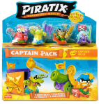 Piratix Adventure World &bdquo;Kuldne aare&ldquo; kaptenite komplekt: 4 figuuri + tarvikud, uniwersalny